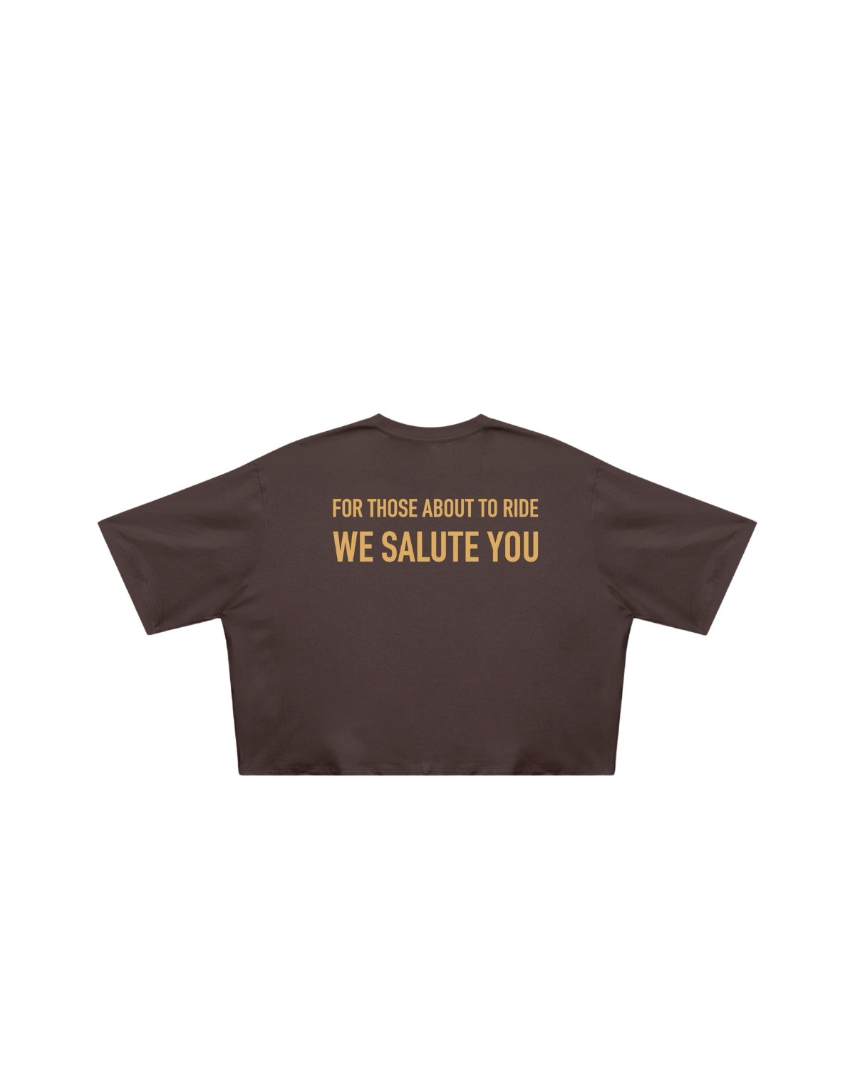 Cropped Ladyback - We Salute You