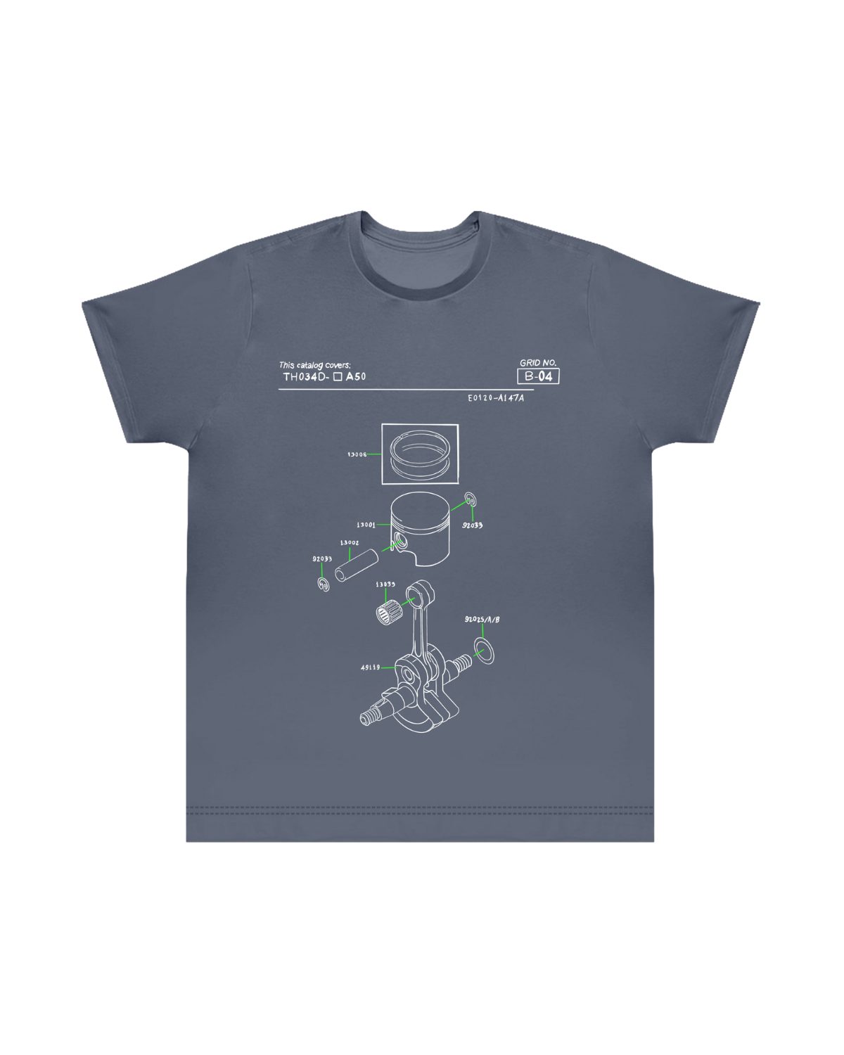 Camiseta Easewear Casual - The Piston Tee