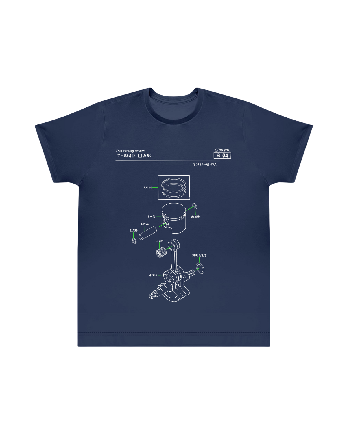 Camiseta Easewear Casual - The Piston Tee