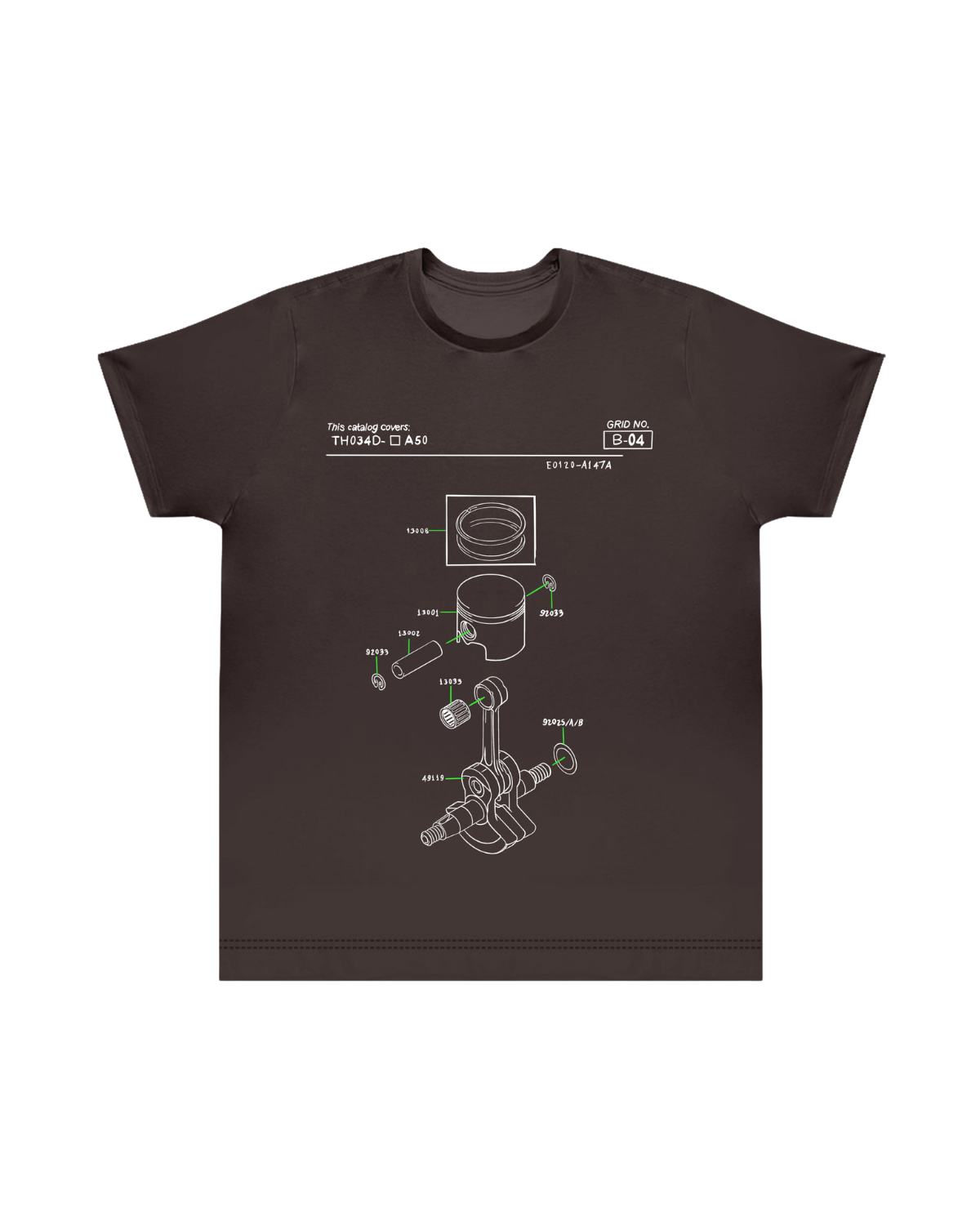 Camiseta Easewear Casual - The Piston Tee