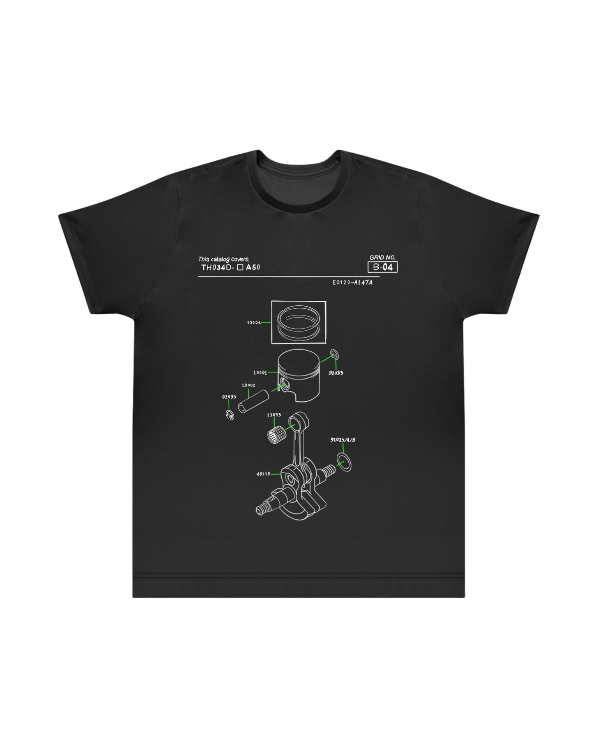 Camiseta Easewear Casual - The Piston Tee