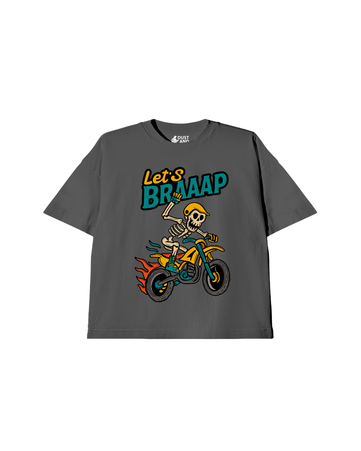 Dust and Bones - CAMISETA HEAVY OVERSIZED INFANTIL - LETS BRAAP