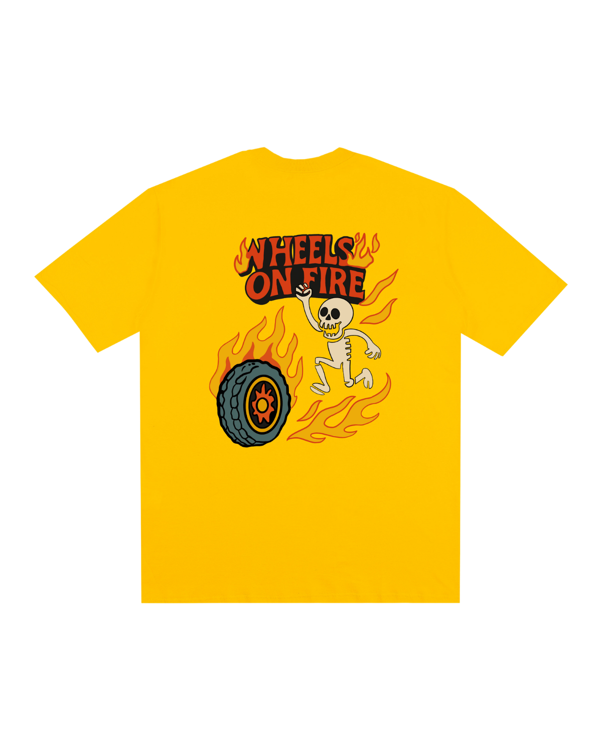 Camiseta Infantil - Whels On Fire