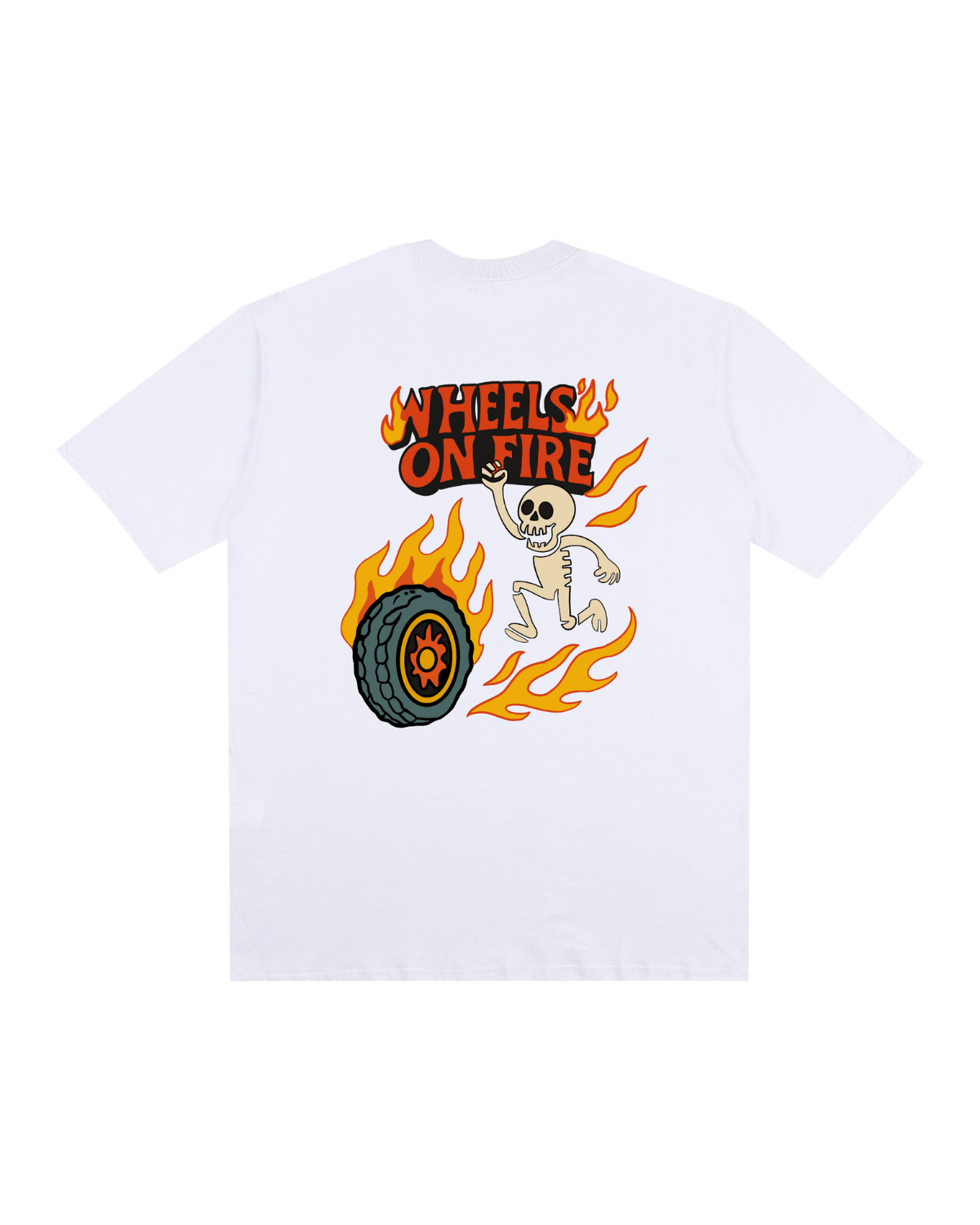 Camiseta Basic Infantil - Whels On Fire