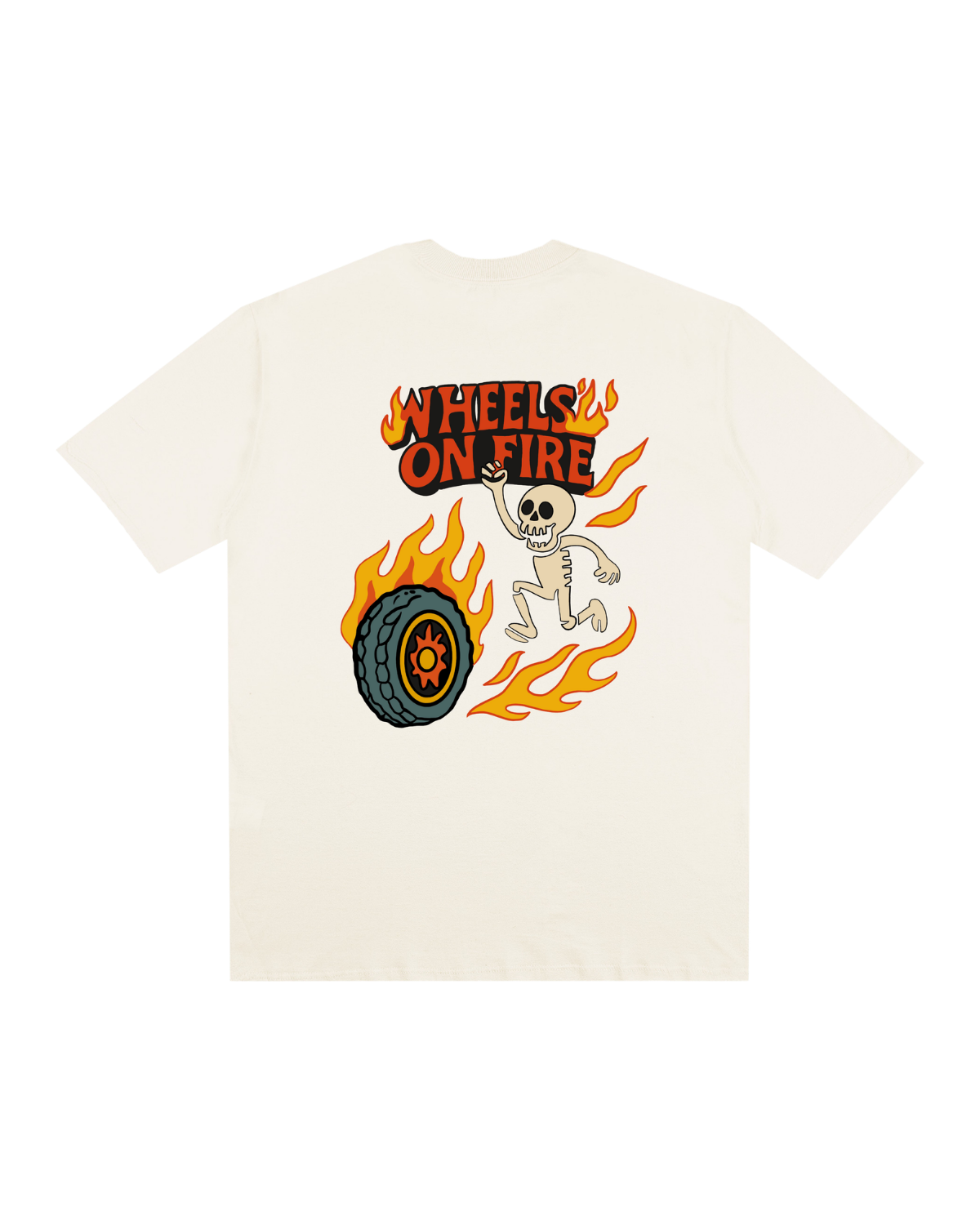 Camiseta Basic Infantil - Whels On Fire